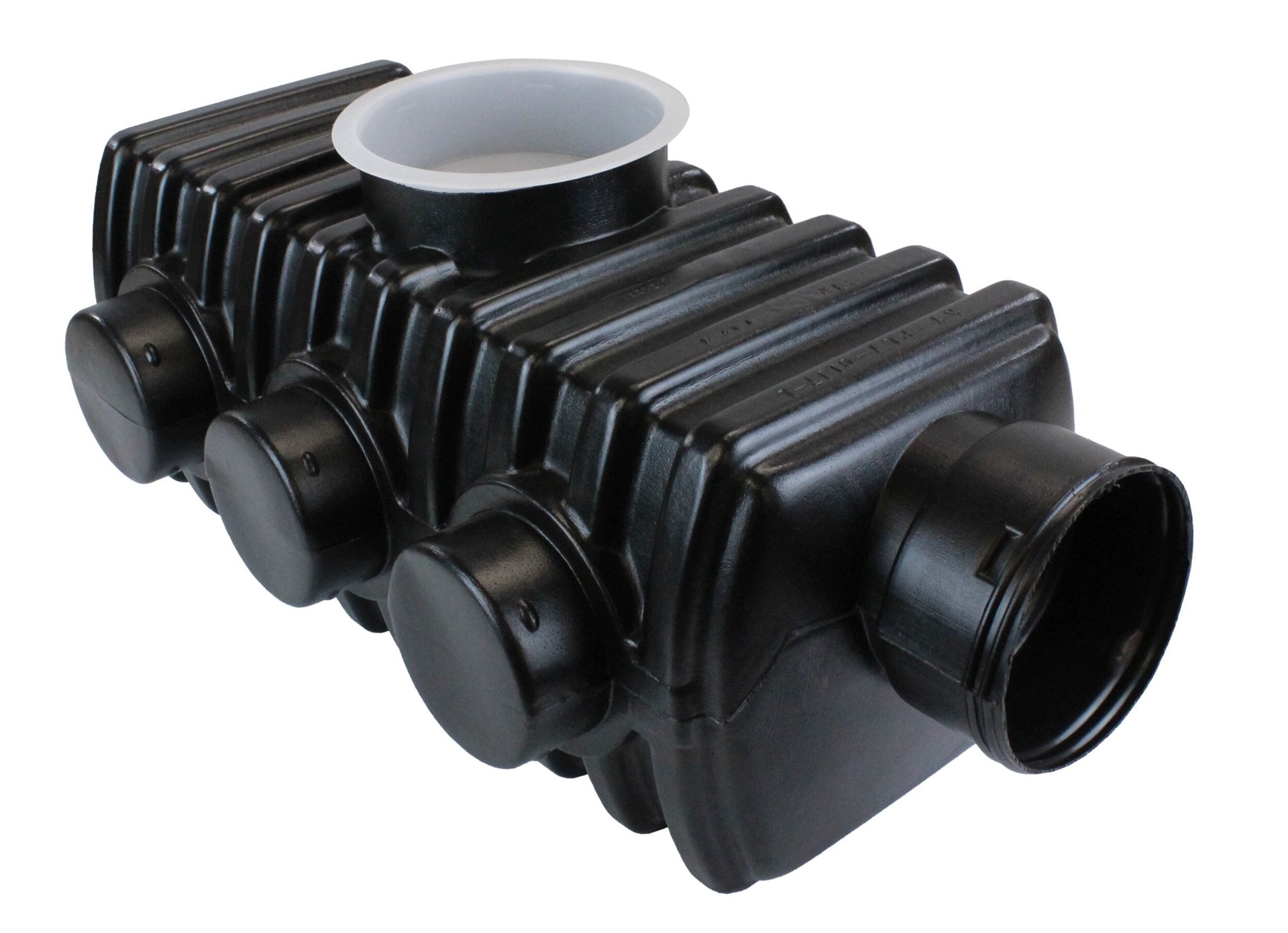 slide 3 of 4, ADS 4-in x 4-in Corrugated Distribution Box Fittings, 1 ct