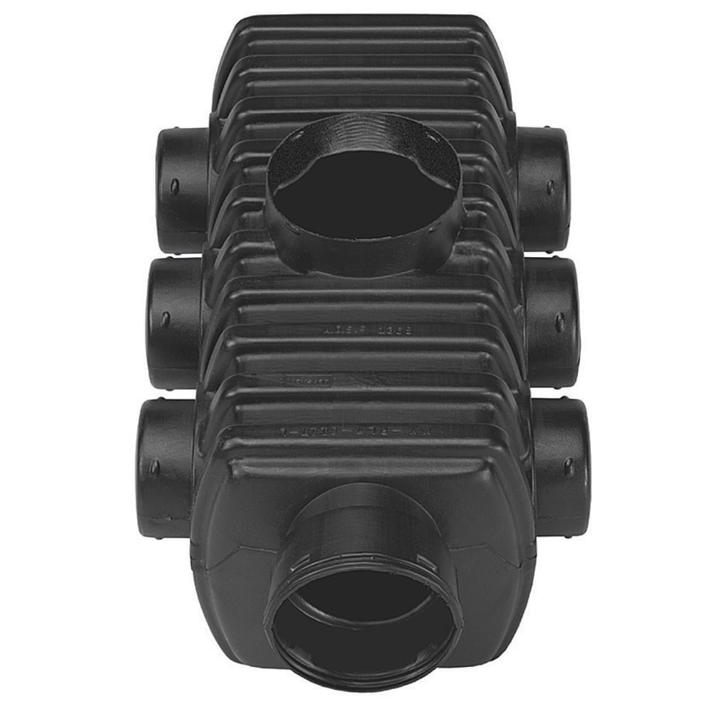 slide 1 of 1, ADS 4-in x 4-in Corrugated Distribution Box Fittings, 1 ct