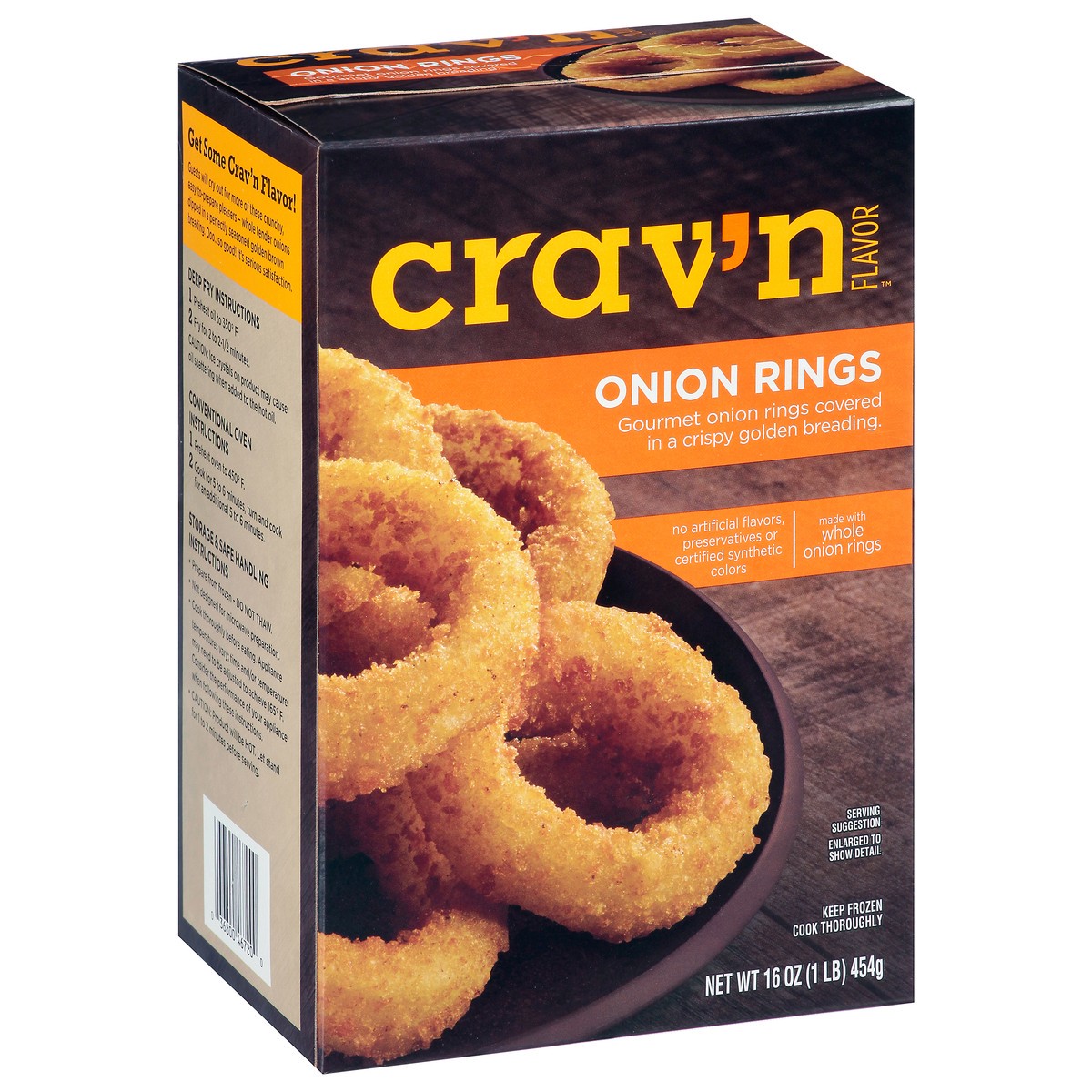 slide 6 of 19, Crav'n Flavor Crav'N Onion Rings, 16 oz