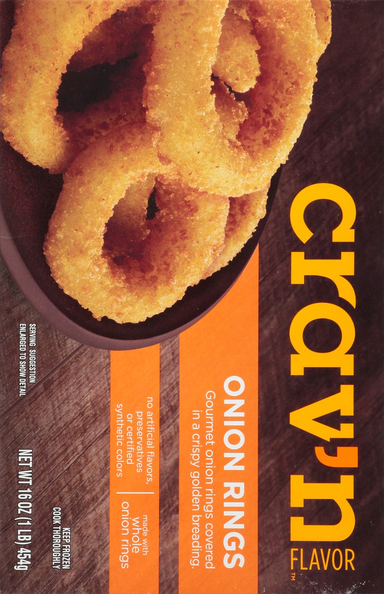 slide 9 of 19, Crav'n Flavor Crav'N Onion Rings, 16 oz