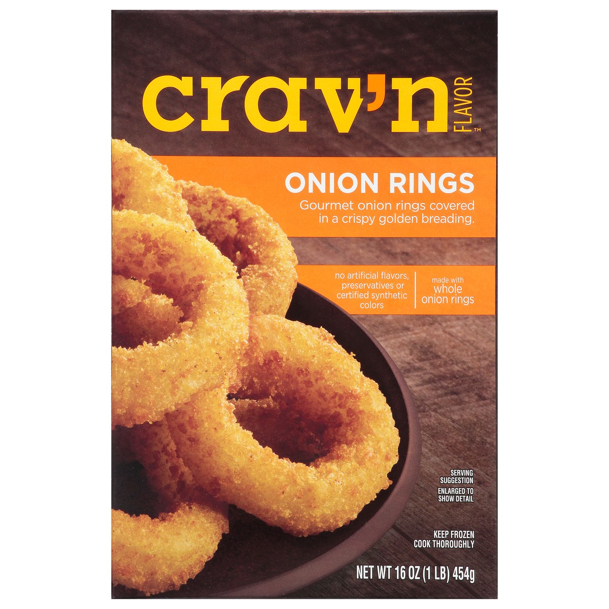 slide 12 of 19, Crav'n Flavor Crav'N Onion Rings, 16 oz