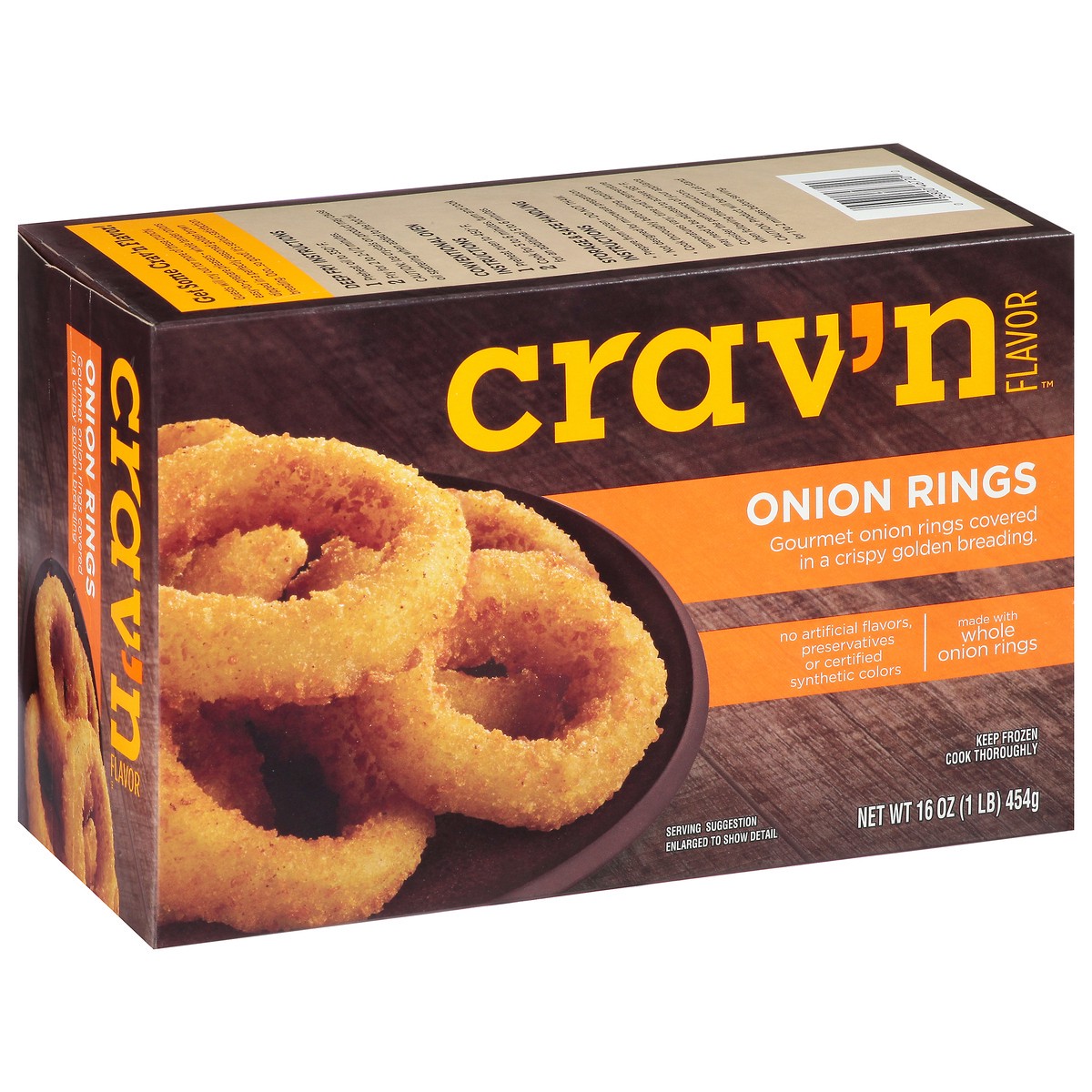 slide 2 of 19, Crav'n Flavor Crav'N Onion Rings, 16 oz