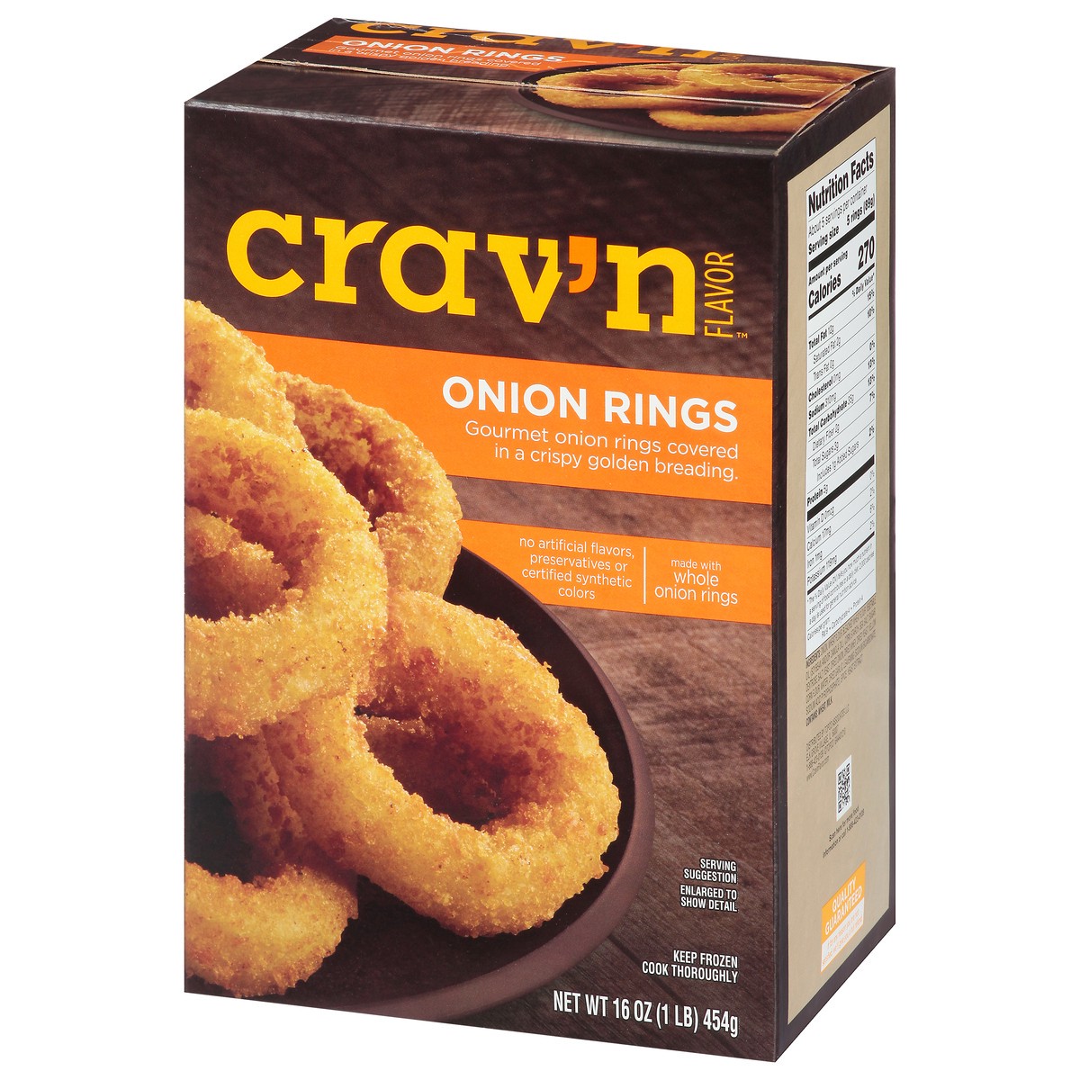 slide 18 of 19, Crav'n Flavor Crav'N Onion Rings, 16 oz
