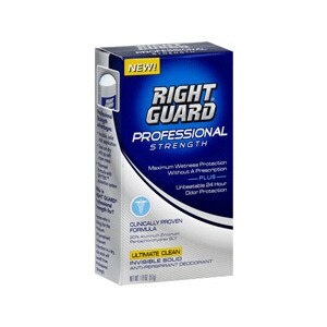 slide 1 of 1, Right Guard Professional Strength Anti-Perspirant Deodorant Invisible Solid Ultimate Clean, 1.8 oz