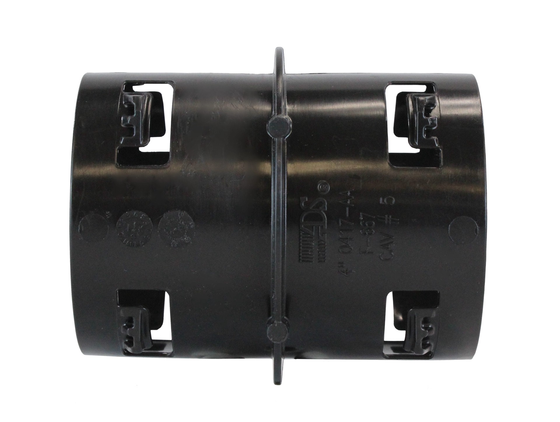 slide 4 of 6, ADS 3-in x 3-in Corrugated Inside Coupling Fittings, 1 ct