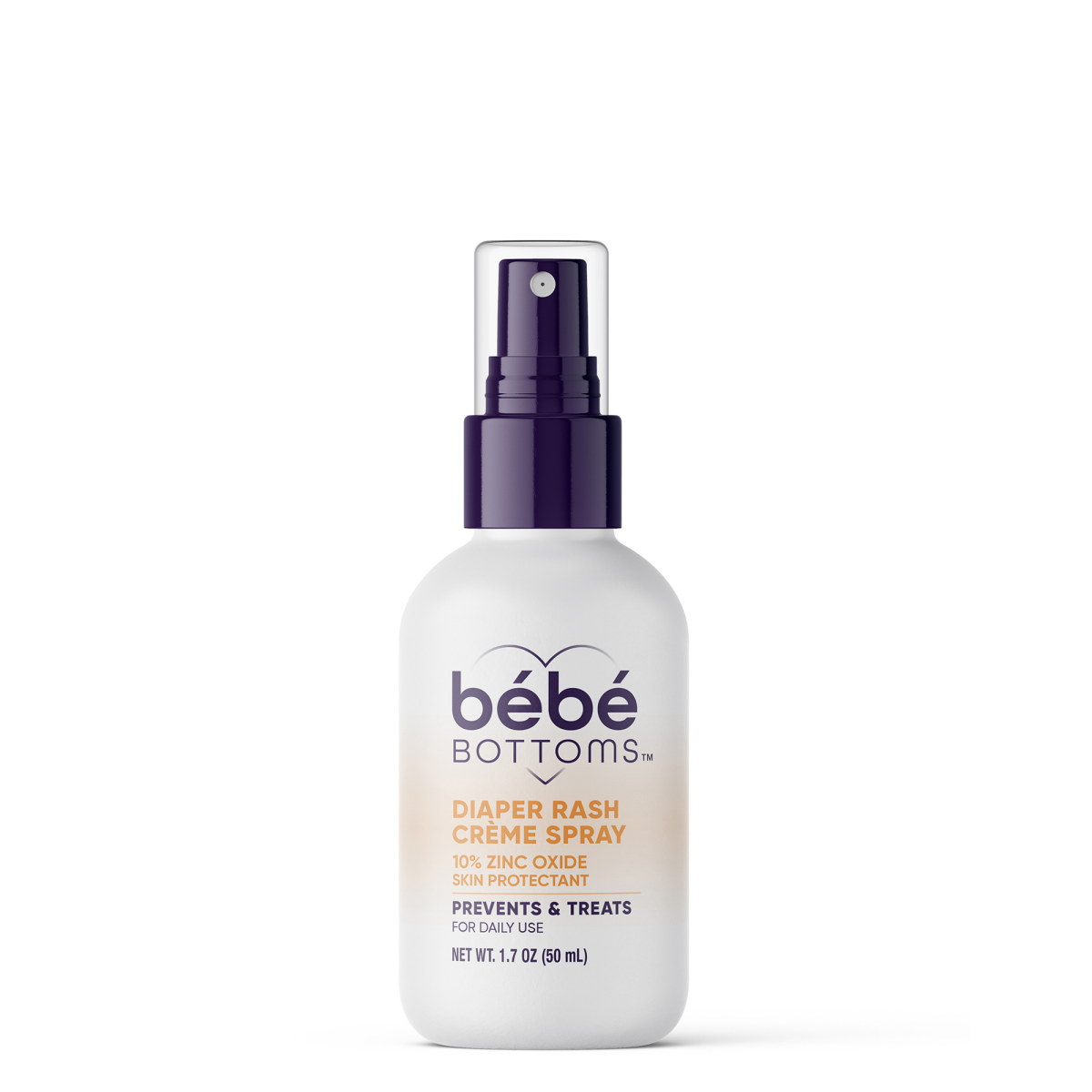 slide 2 of 2, bebe Bottoms Diaper Rash Creme Spray 10% Oxide 50ML, 50 ml
