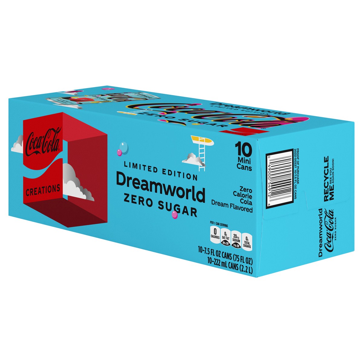 slide 4 of 9, Coca-Cola Zero Sugar Dreamworld Fridge Pack Cans- 10 ct, 10 ct