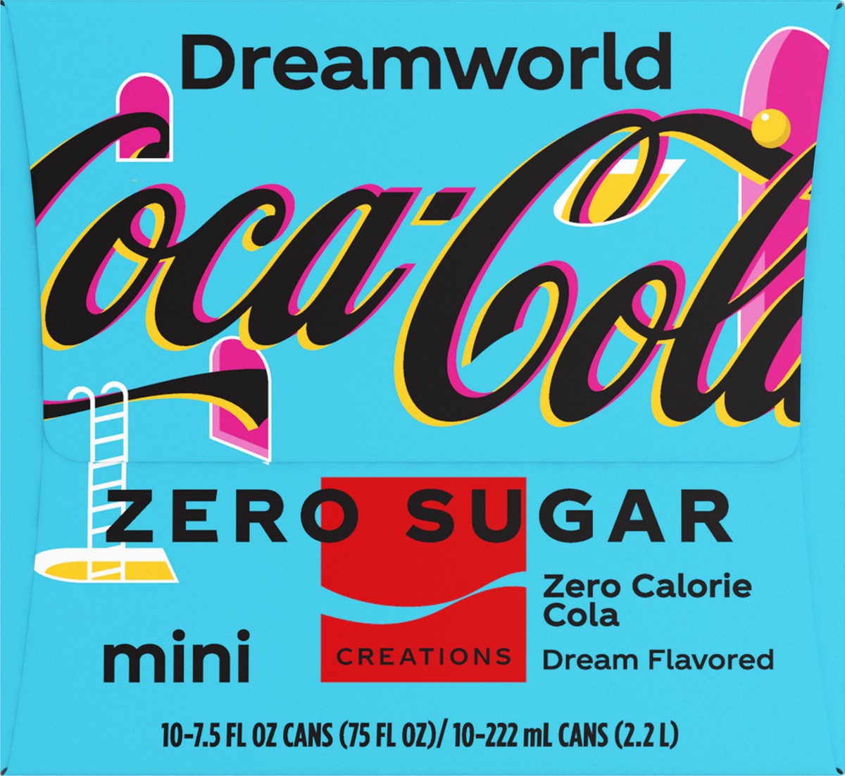 slide 2 of 9, Coca-Cola Zero Sugar Dreamworld Fridge Pack Cans- 10 ct, 10 ct