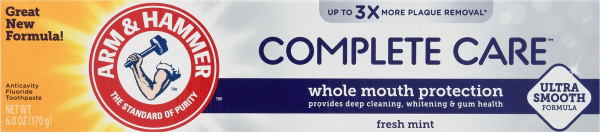 slide 5 of 9, ARM & HAMMER Complete Care Fresh Mint Toothpaste 6 oz, 6 oz