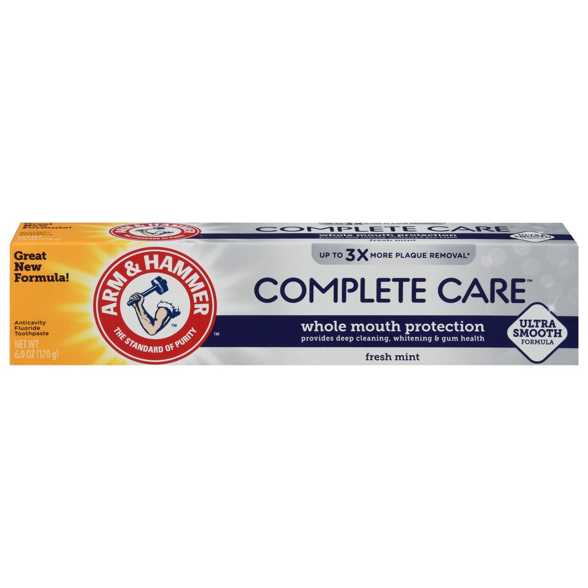 slide 1 of 9, ARM & HAMMER Complete Care Fresh Mint Toothpaste 6 oz, 6 oz