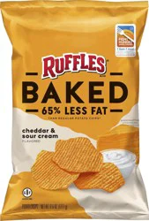 Ruffles Potato Chips , Cheddar & Sour Cream Flavored