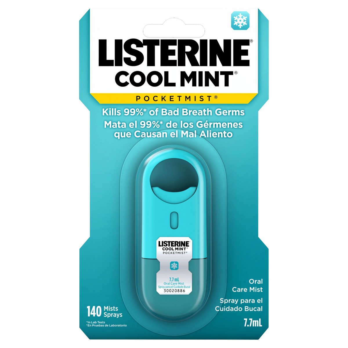 slide 2 of 5, Listerine Pocket Mist, 7.7 ml