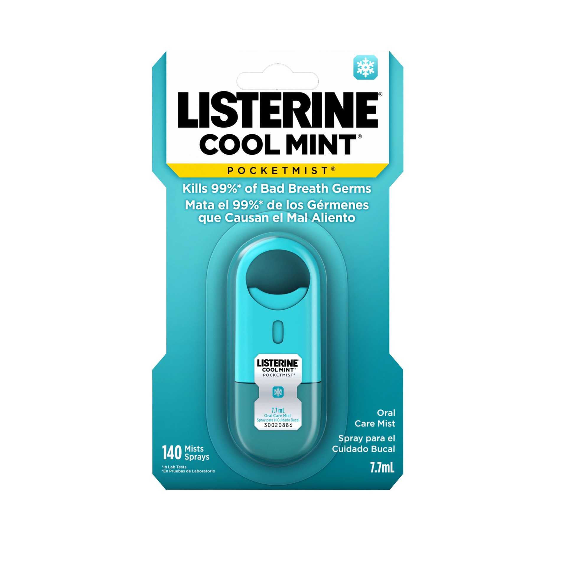 slide 1 of 5, Listerine Pocket Mist, 7.7 ml