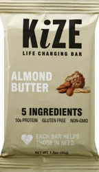 KiZE Almond Butter Energy Bar 1.6 oz