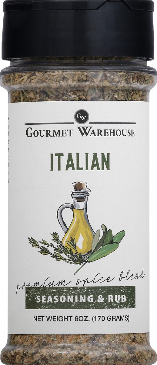 slide 6 of 13, Gourmet Warehouse Italian Seasoning & Rub 6 oz, 6 oz