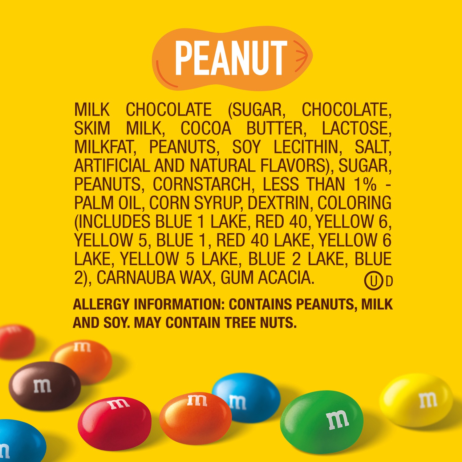 slide 7 of 8, M&M's's Milk Chocolate Peanut Candy, 5.3 oz