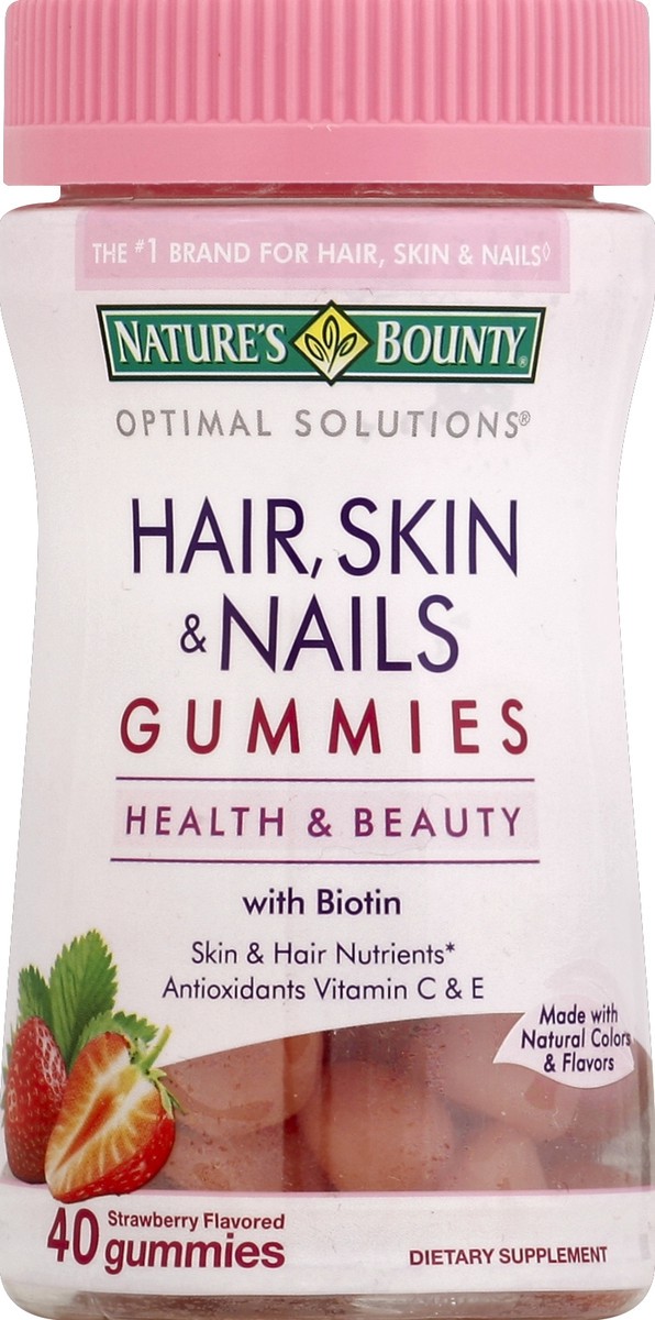 slide 2 of 2, Nature's Bounty Hair, Skin & Nails 40 ea, 40 ct