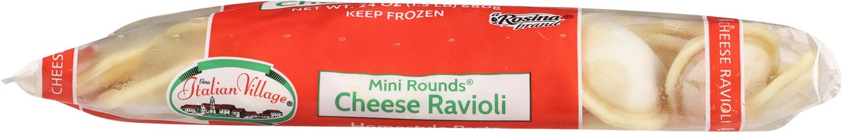 slide 11 of 13, Italian Village Cheese Mini Rounds Ravioli 24 oz, 24 oz