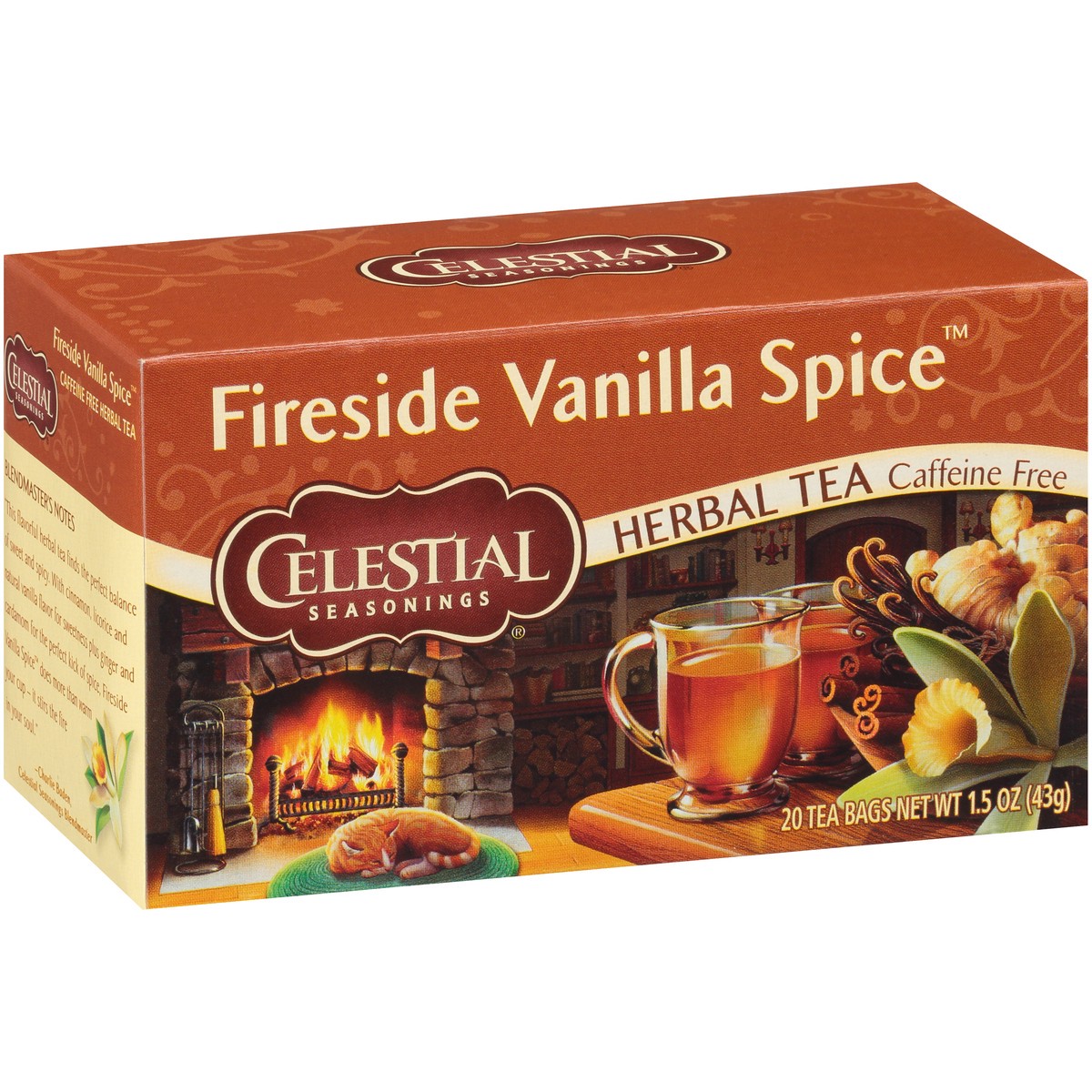 slide 2 of 10, Celestial Seasonings Tea - Herb Fireside Spice, 1 oz