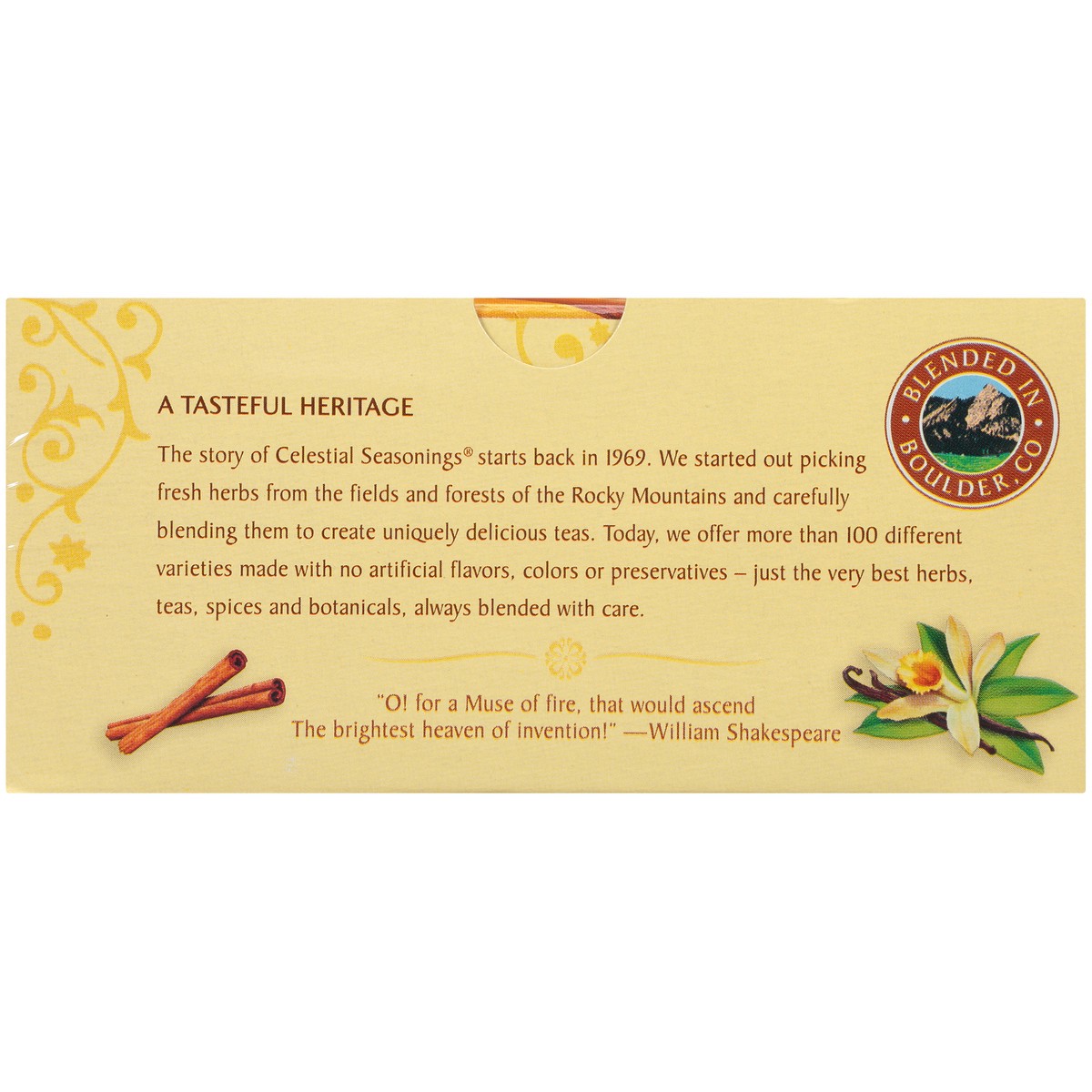 slide 7 of 10, Celestial Seasonings Tea - Herb Fireside Spice, 1 oz