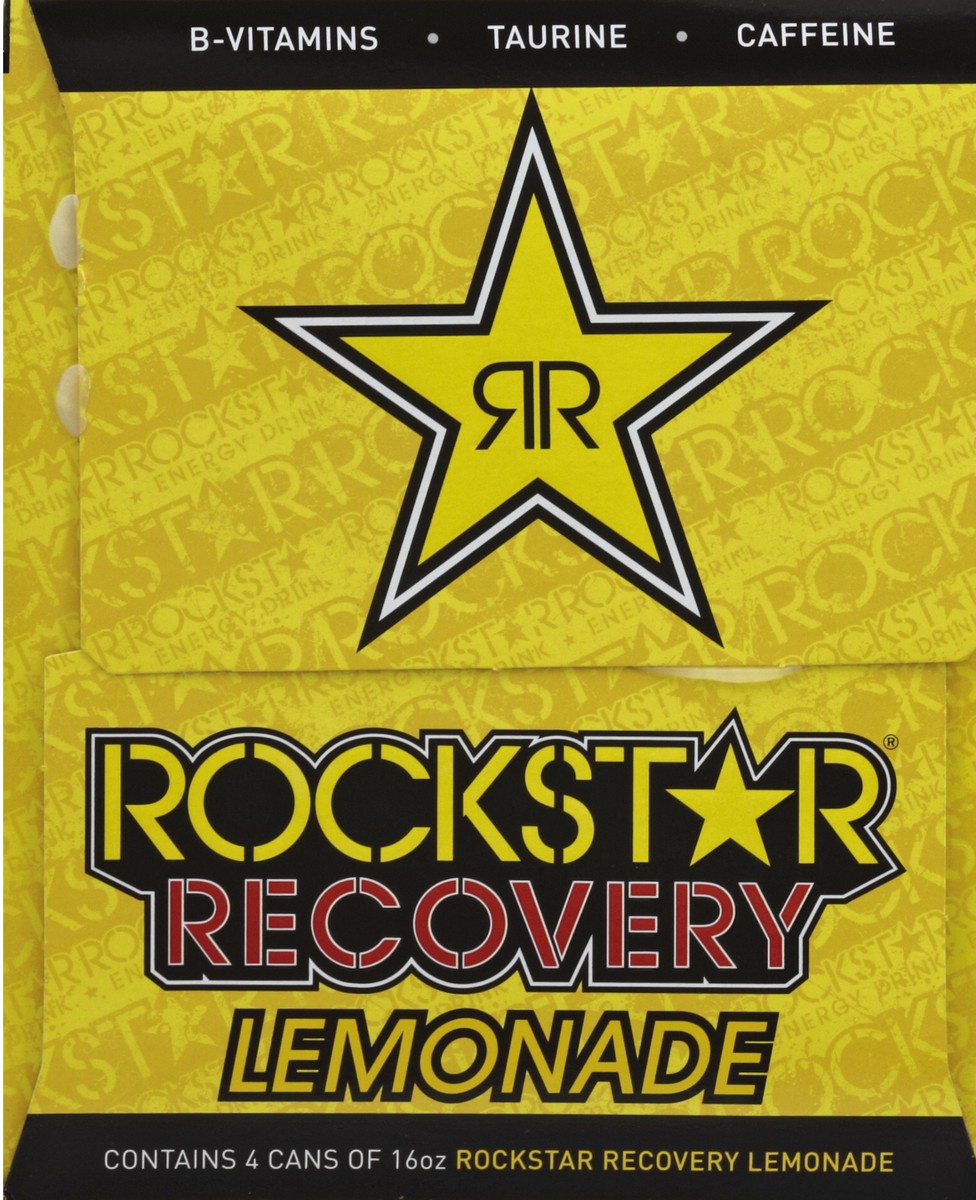 slide 3 of 4, Rockstar Recovery Energy Drink 4Pk, 64 fl oz