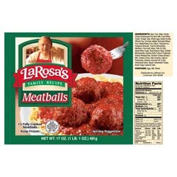 La Rosa's Family Recipe Meatballs