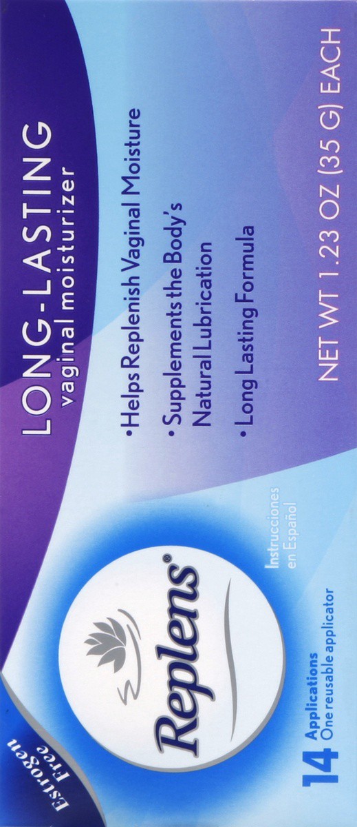 slide 6 of 7, Replens Long Lasting Vaginal Moisturizer, 1.23 oz