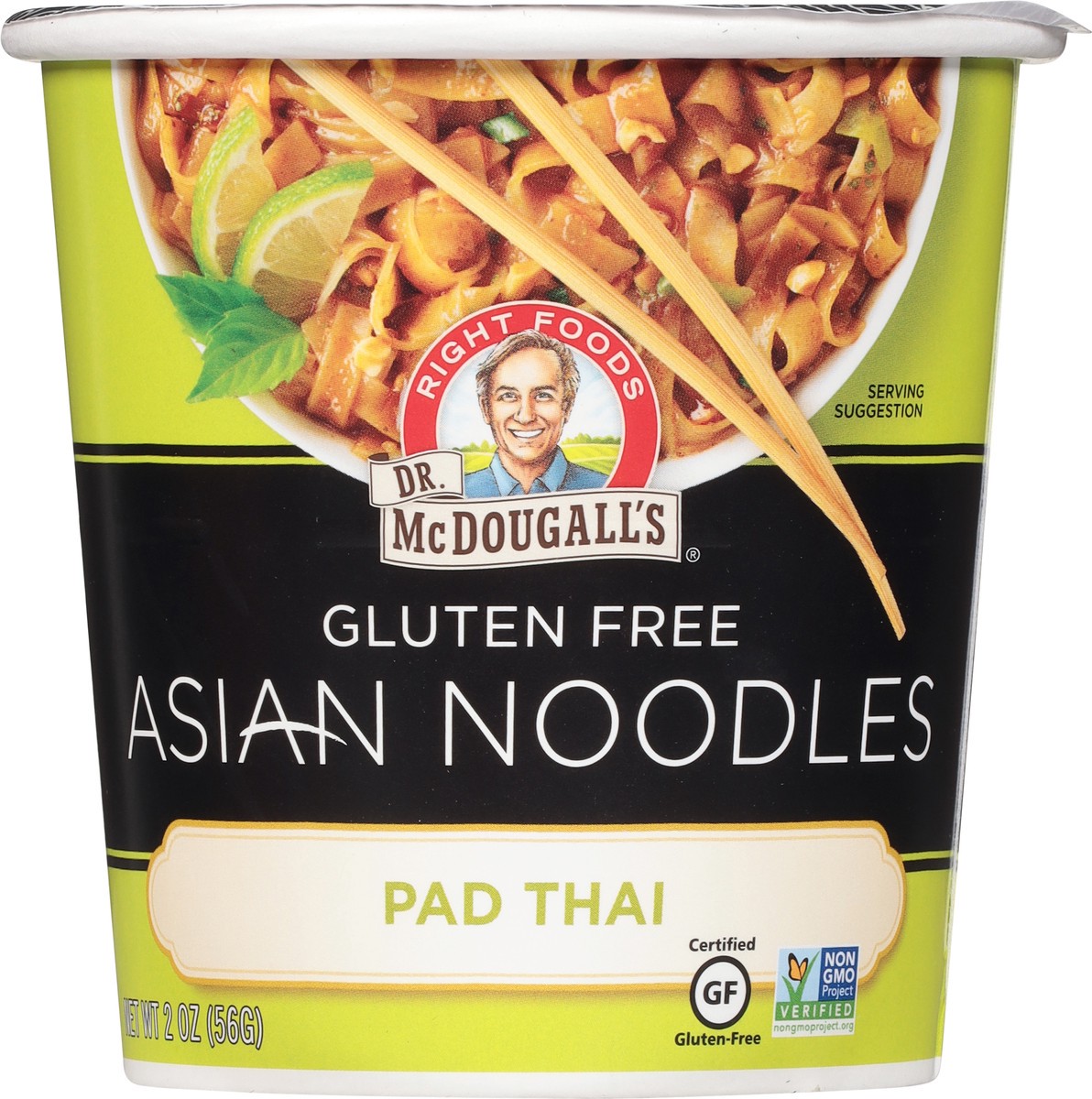 slide 3 of 12, Dr. McDougall's Pad Thai Noodle Asian Entrée, 2 oz