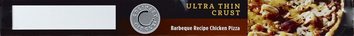 slide 5 of 6, Culinary Circle Ultra Thin Crust Barbeque Recipe Chicken Pizza, 14.1 oz