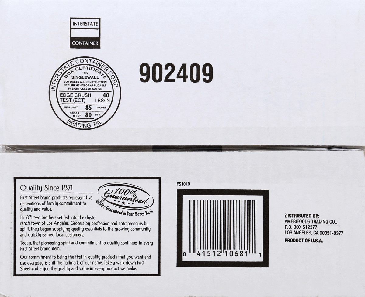 slide 5 of 6, First Street Cream Cheese Cups, 60 x 1 oz