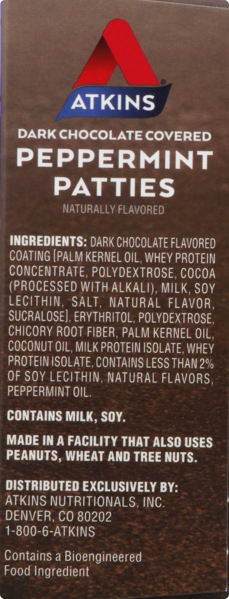 slide 8 of 9, Atkins Peppermint Endulge Treat Patties 5Ct, 6.53 oz