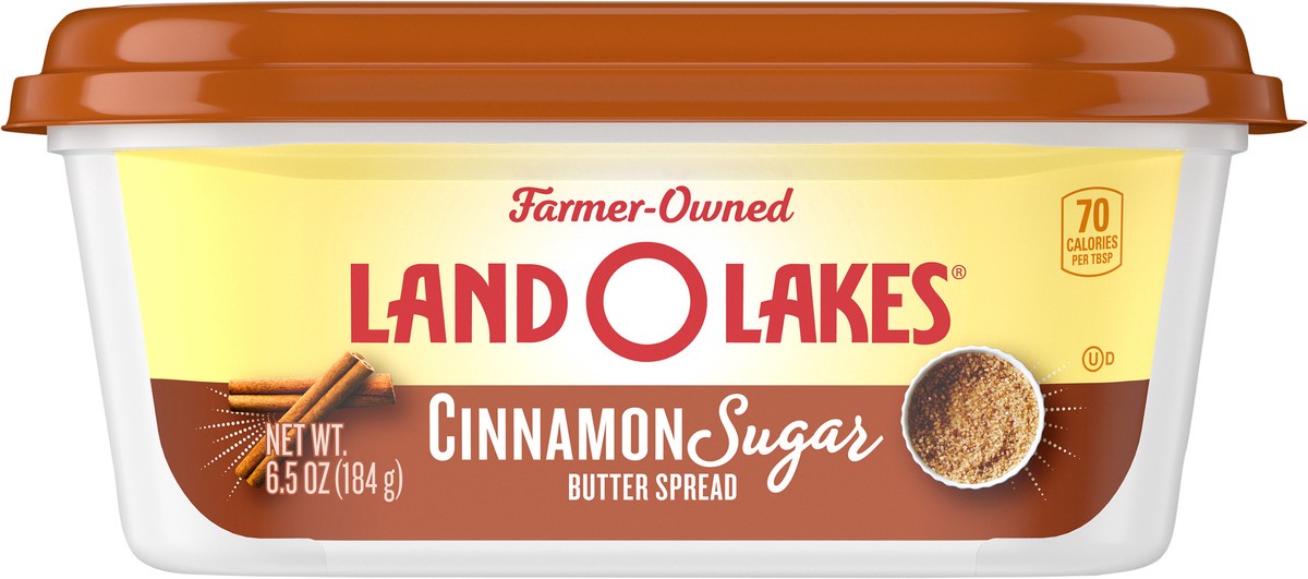 slide 6 of 9, Land O'Lakes Cinnamon Sugar Butter Spread, 6.5 oz