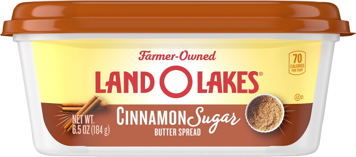 slide 1 of 9, Land O'Lakes Cinnamon Sugar Butter Spread, 6.5 oz