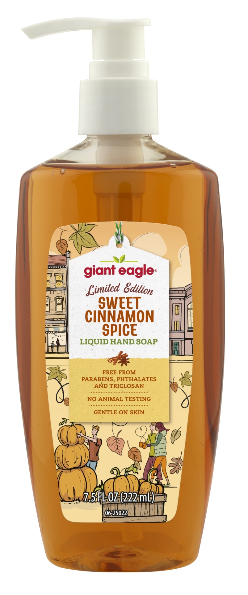 slide 1 of 1, Giant Eagle Liquid Hand Soap, Sweet Cinnamon Spice, 7.5 oz