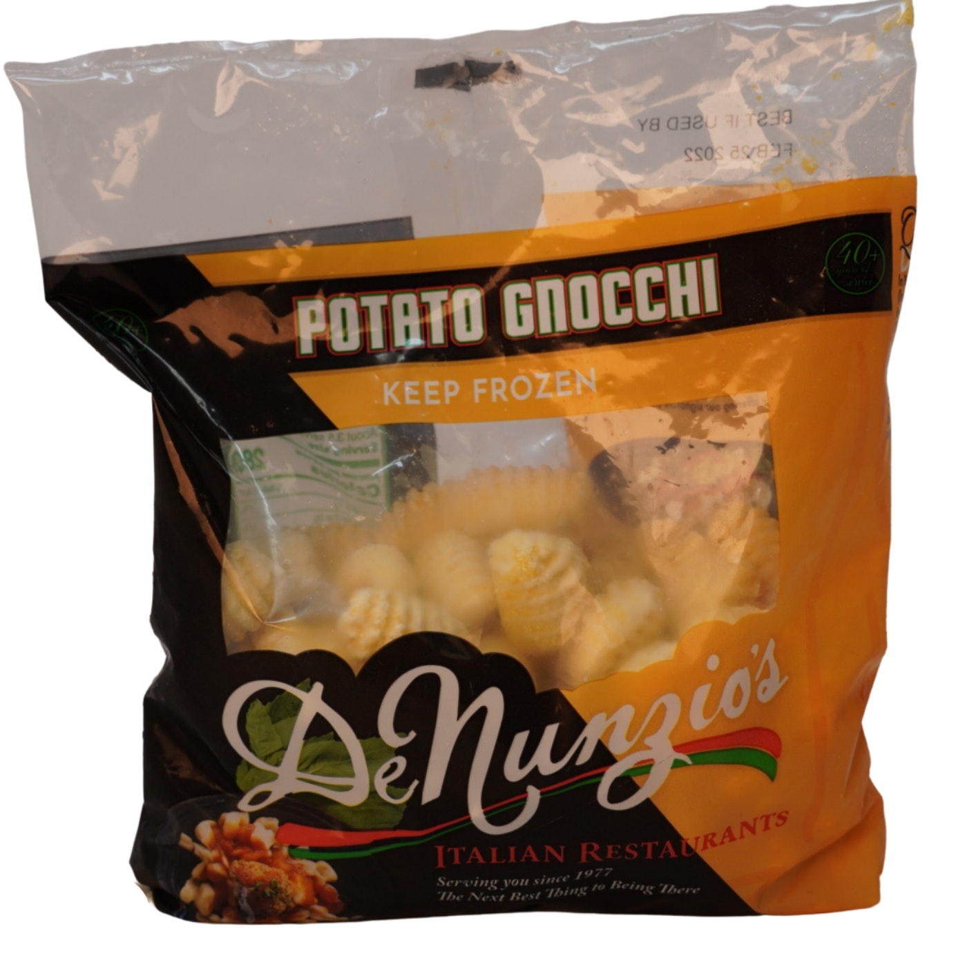 slide 1 of 1, Denunzios Frozen Potato Gnocchi, 16 oz