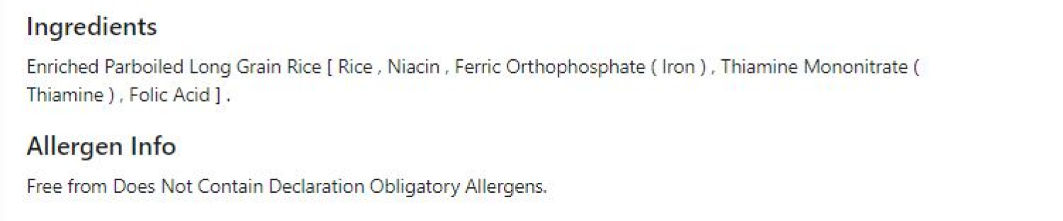 slide 3 of 3, Riceland Gold Enriched Parboiled Long Grain Rice 5 lb, 5 lb