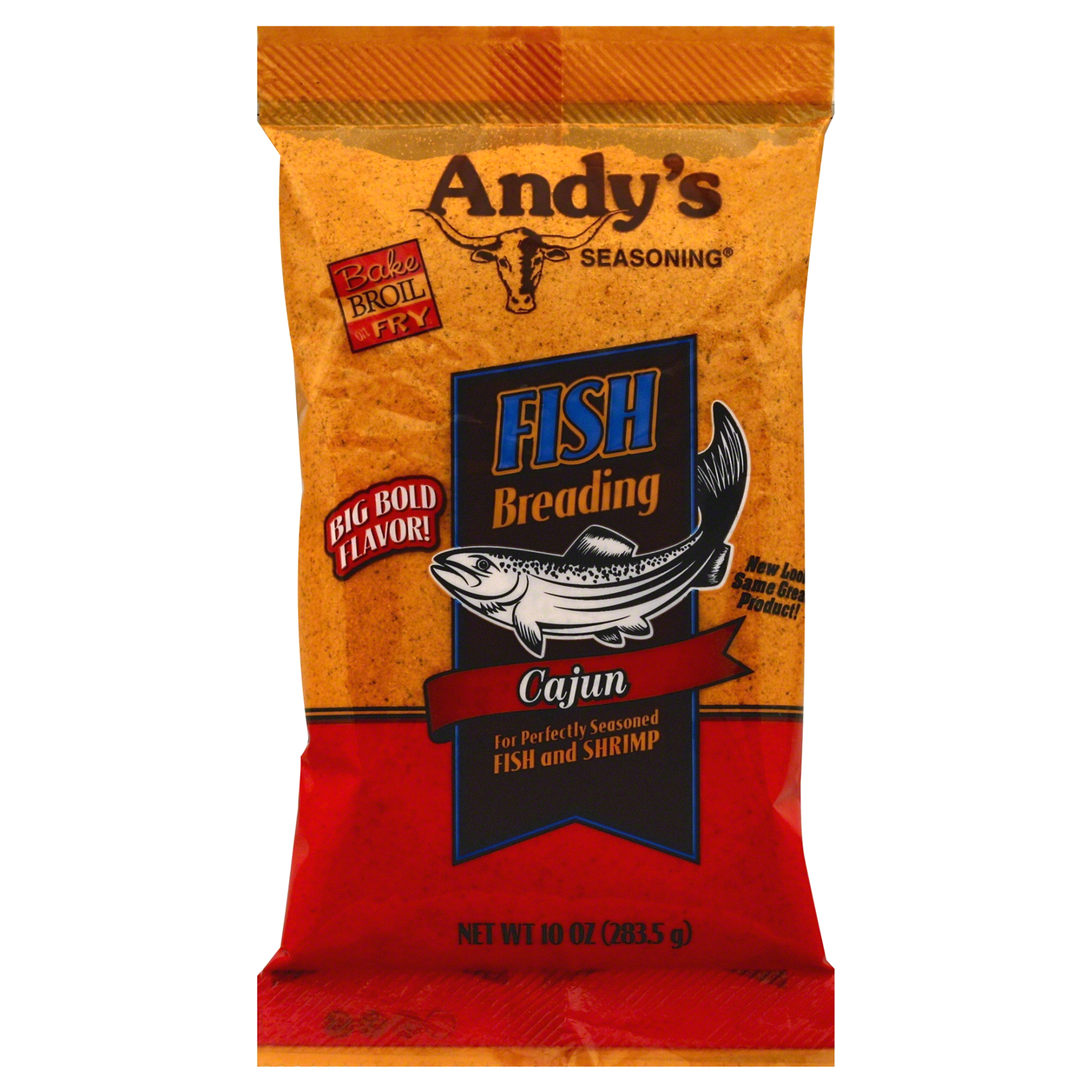 slide 1 of 1, Andy's Seasoning Cajun Fish Breading 10 oz, 10 oz