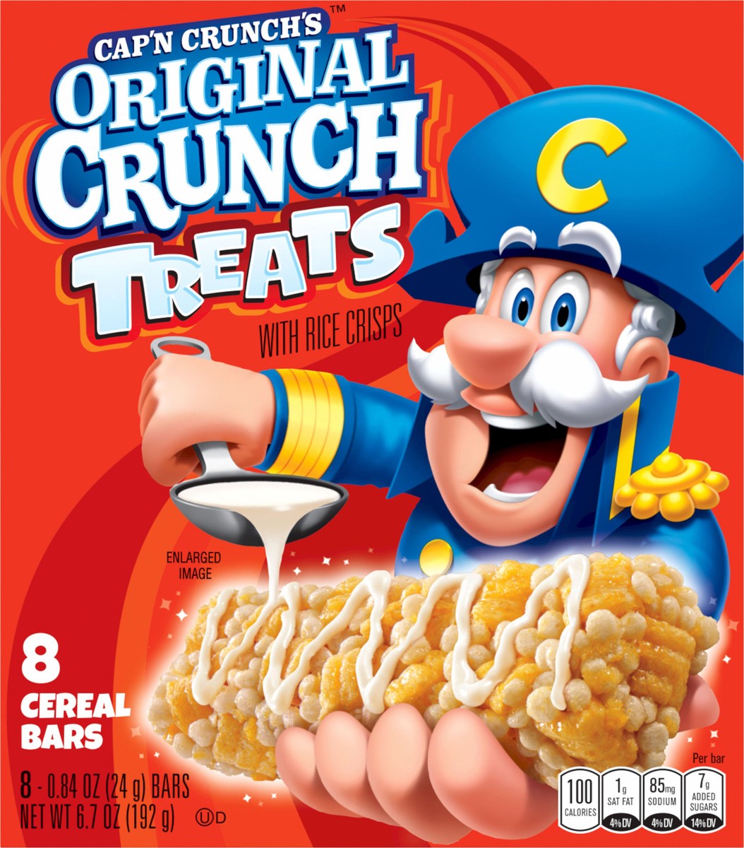 slide 4 of 8, Cap'n Crunch Cereal Bars, 0.84 oz
