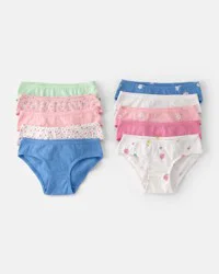 Carter's Toddler Girl 10-Pack Fruit Hipster Underwear - Size 2-3