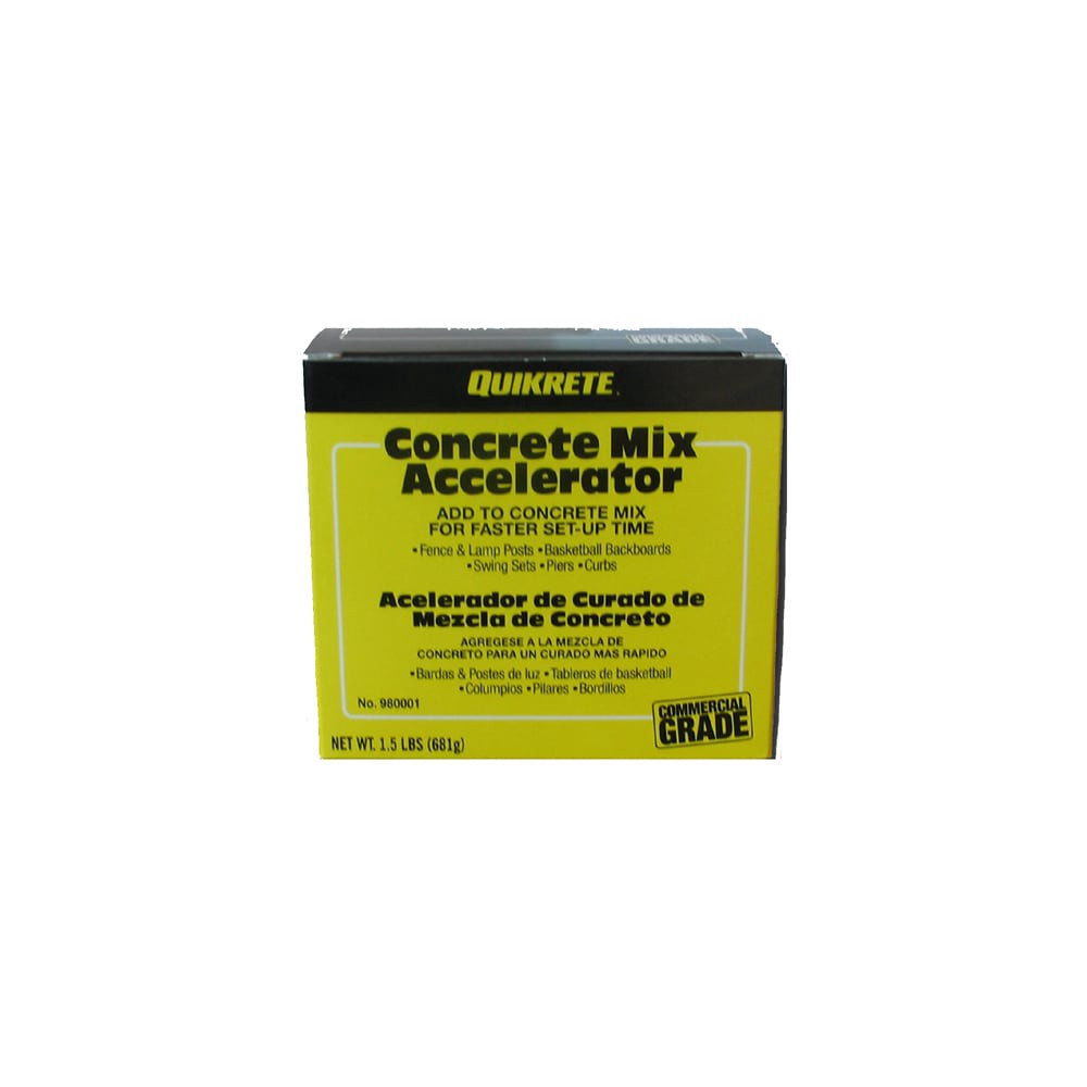 slide 1 of 4, QUIKRETE Mix Accelerator 1.5 Pound(s) Gray Mix accelerator, 1 ct