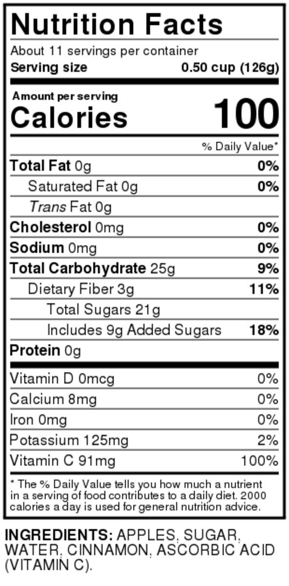 slide 4 of 9, Food Club Cinnamon Flavored Applesauce, 48 oz