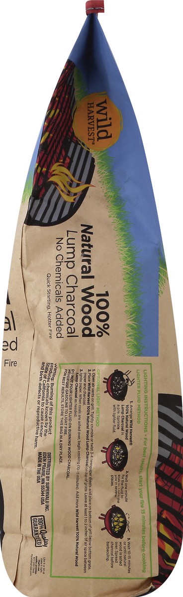 slide 3 of 7, Wild Harvest Wild Harv Nat Lump Charcoal, 8 lb