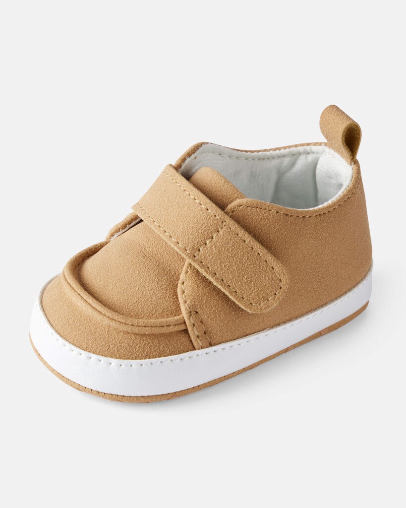 slide 6 of 6, Oshkosh Baby Boy Pull-On Casual Sneakers - Brown Beige 0, 1 ct