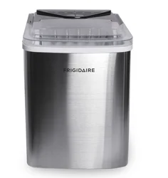 Frigidaire, 26 Lbs. Countertop Ice Maker, Bullet Shaped Ice, Stainless Steel
