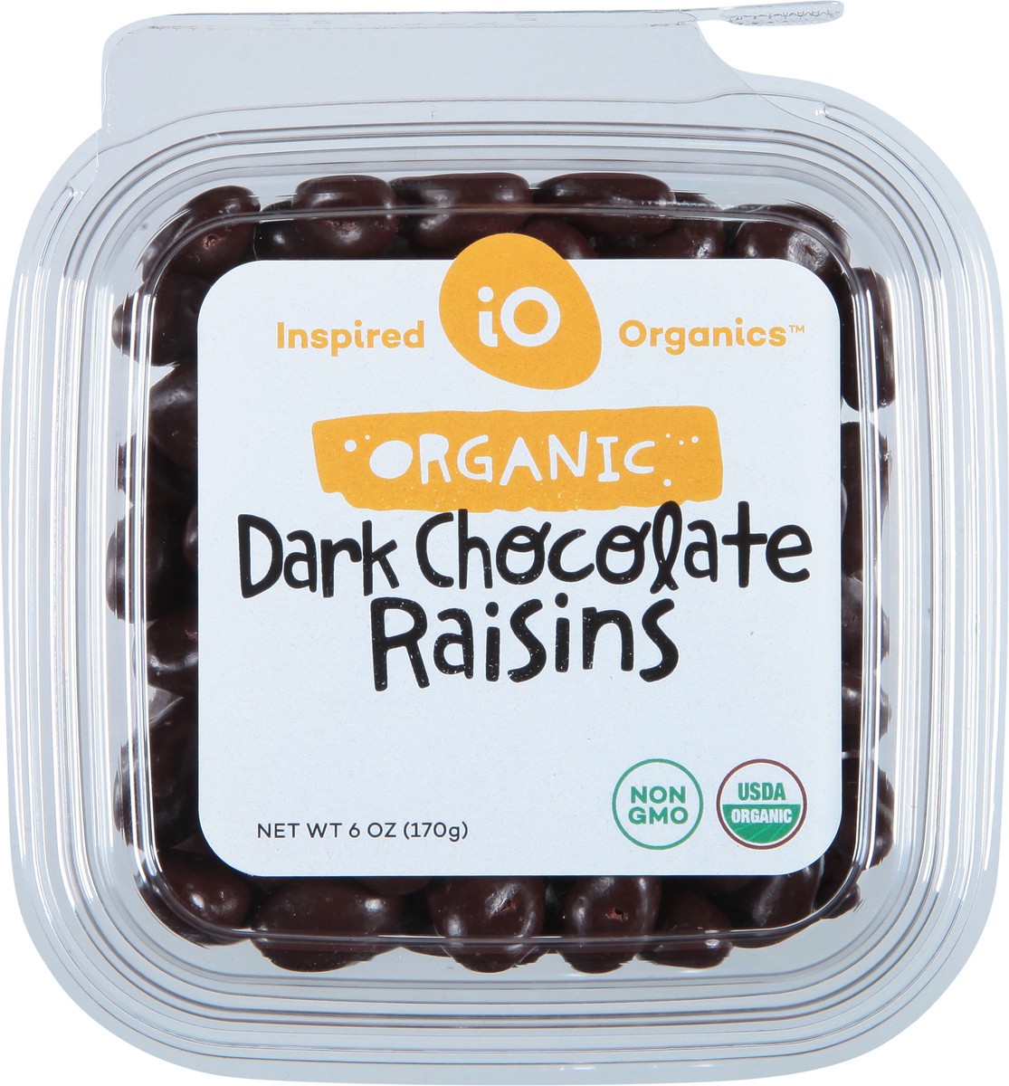 slide 8 of 9, Inspired Organics Organic Dark Chocolate Raisins 6 oz, 6 oz