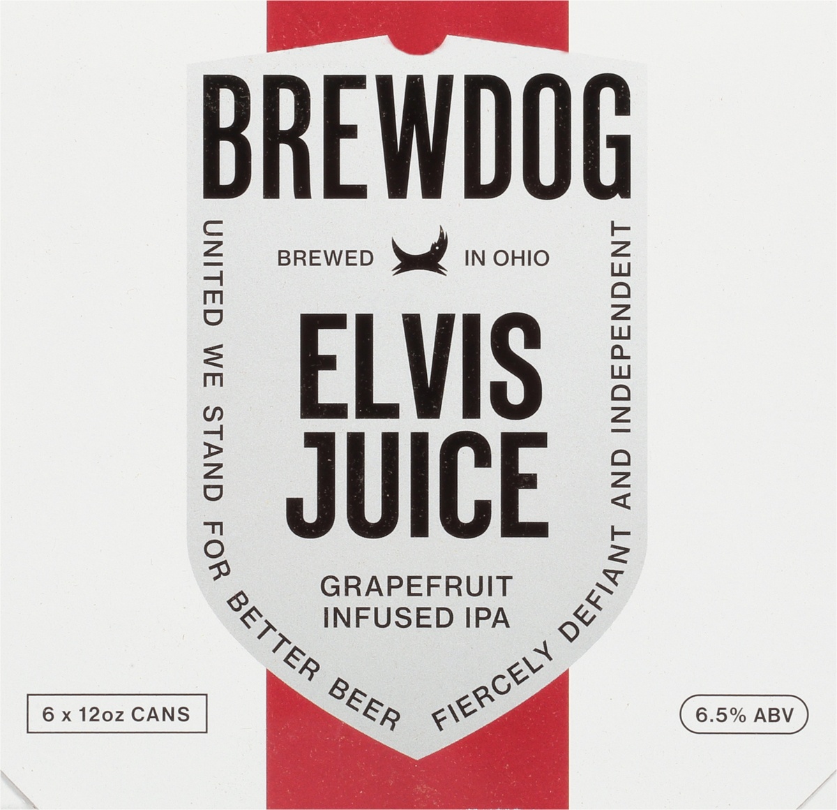 slide 5 of 9, Brewdog Elvis Juice Grapefruit Infused IPA, 6 ct; 12 fl oz