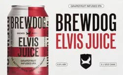 BrewDog Elvis Juice Grapefruit Infused IPA Beer - 6 pk/12 fl oz Cans