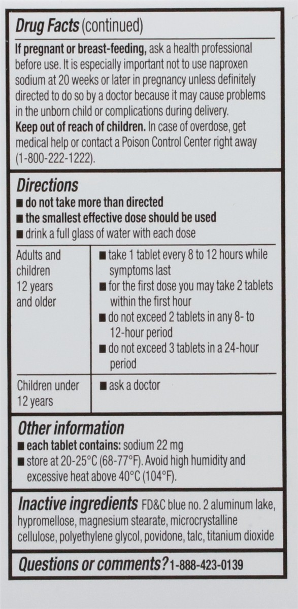 slide 5 of 9, Topcare All Day Pain Relief, 220 Mg, Tablets 90 Ea, 90 ct