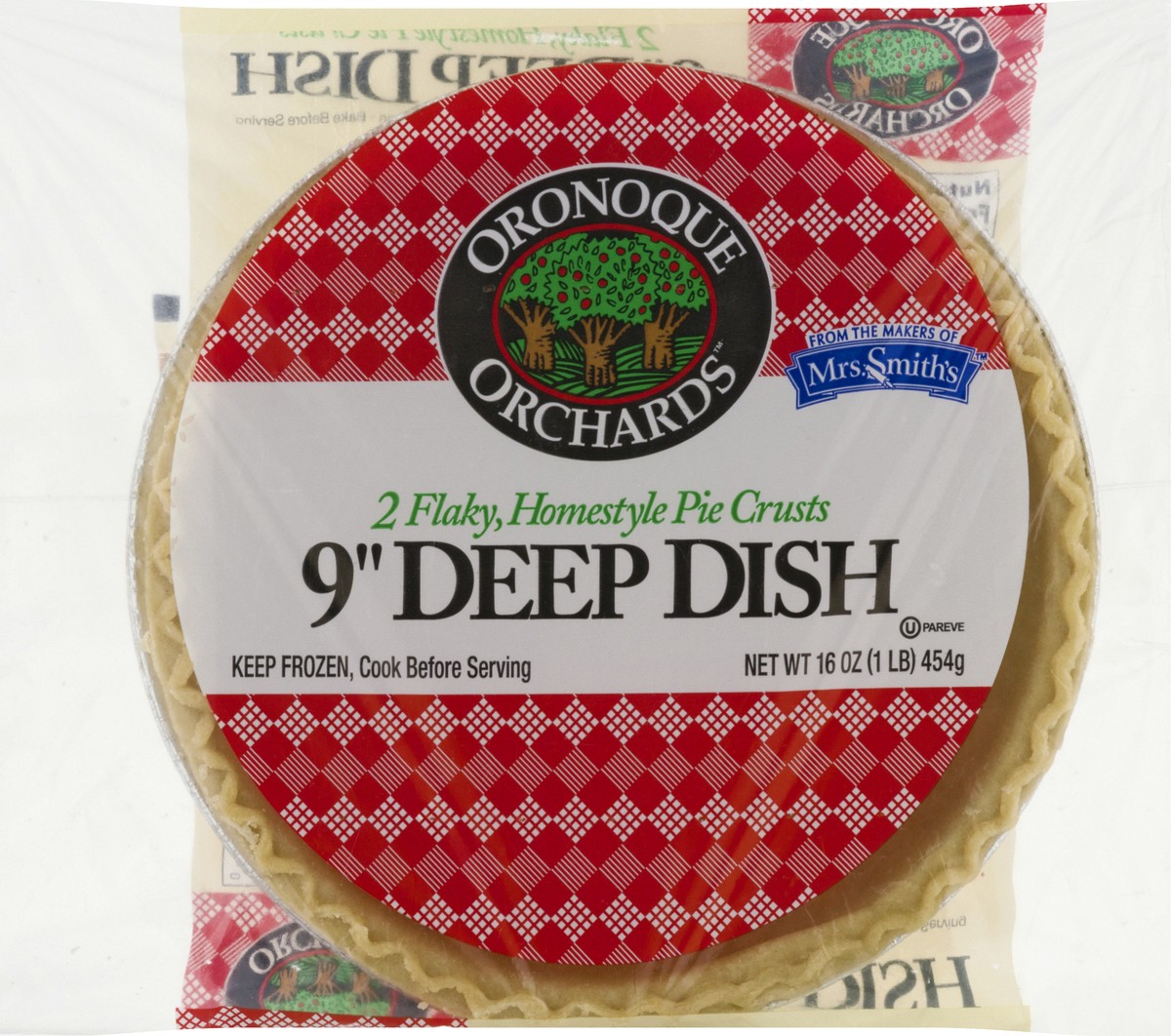 slide 6 of 9, ORONOQUE ORCHARDS 9 Inch Deep Dish Pie Crusts 2 ea, 2 ct