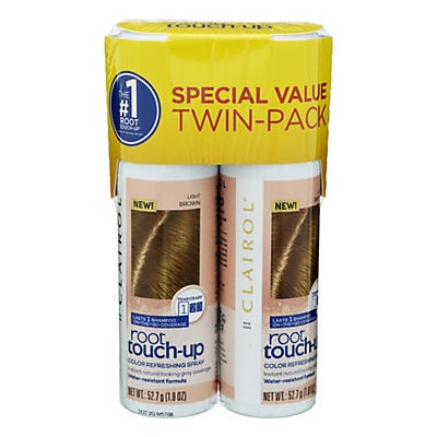slide 1 of 1, Clairol Root Touch-Up Spray Light Brown, 3.4 oz